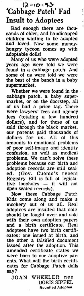 5-CabbagePatchFadInsulttoAdoptees 12-10-83