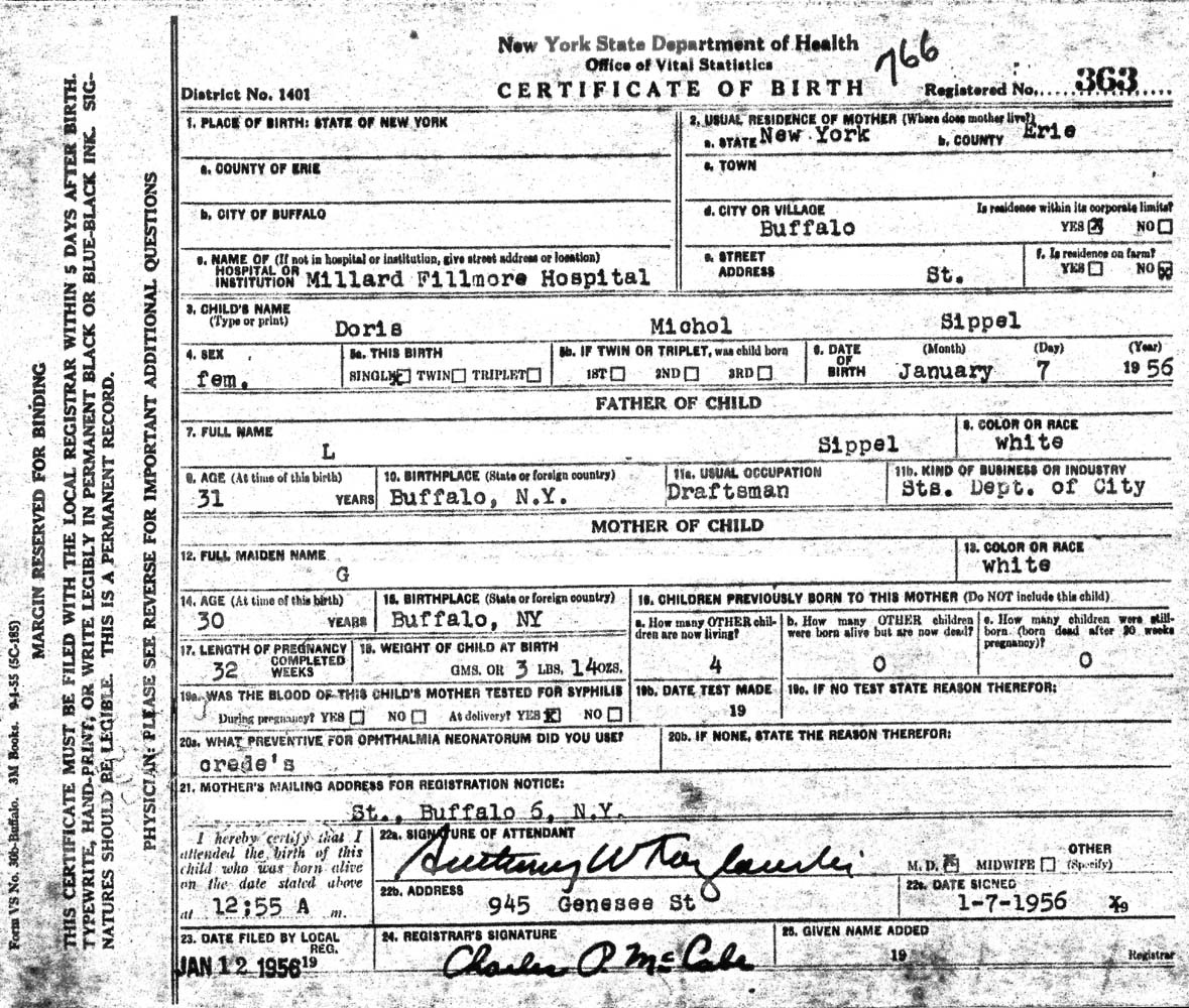 CertificateOfBirth-DMS-RESIZED Web InvertedBW 1 ParentsNamesRedacted