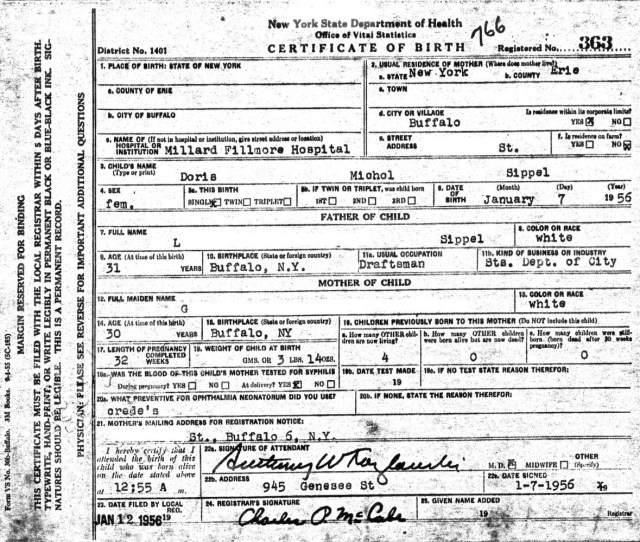 CertificateOfBirth-DMS-RESIZED Web InvertedBW 1 ParentsNamesRedacted